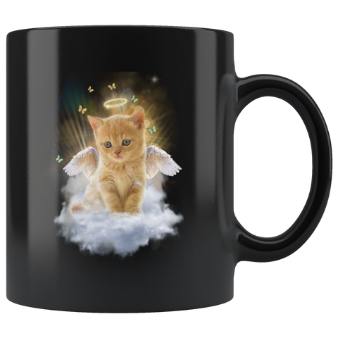 Ginger Kitten Guardian Angel Mug