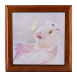 Heavenly Angel Kitty Cat Jewelry Box