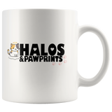 Halos and Pawprints Support Mug