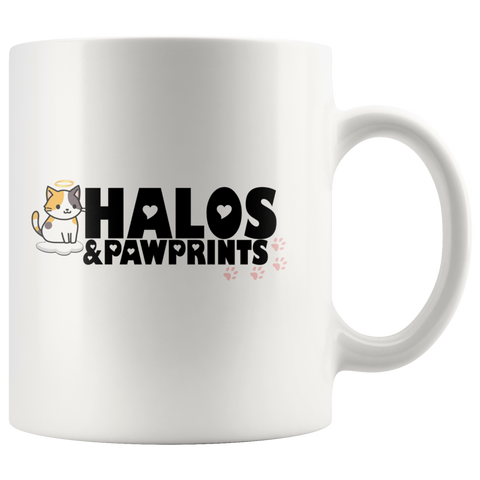 Halos and Pawprints Support Mug