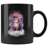 Tabby Cat Guardian Angel Kitty Mug