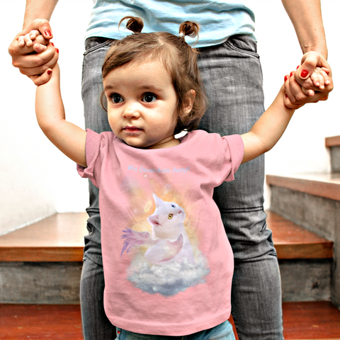 Toddlers Heavenly Kitty Angel Tee