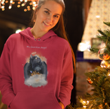 Black Cat Guardian Angel Kitty Hoodie