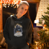 Black Cat Guardian Angel Kitty Hoodie