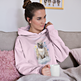 Siamese Angel Kitty Cat Hoodie