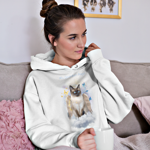 Siamese Angel Kitty Cat Hoodie