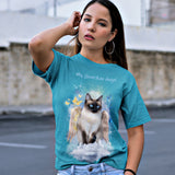 Siamese Cat Guardian Angel Kitty T-Shirt