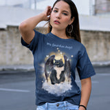 Tuxedo Cat Guardian Angel Kitty T-Shirt