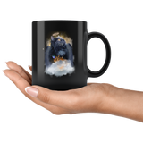 Black Cat Guardian Angel Kitty Mug