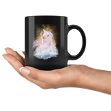 Heavenly Guardian Angel Kitty Mug