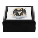 Tuxedo Cat Guardian Angel Jewelry Box