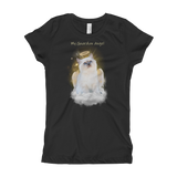 Siamese Kitten Guardian Angel Kitty Girls T-Shirt