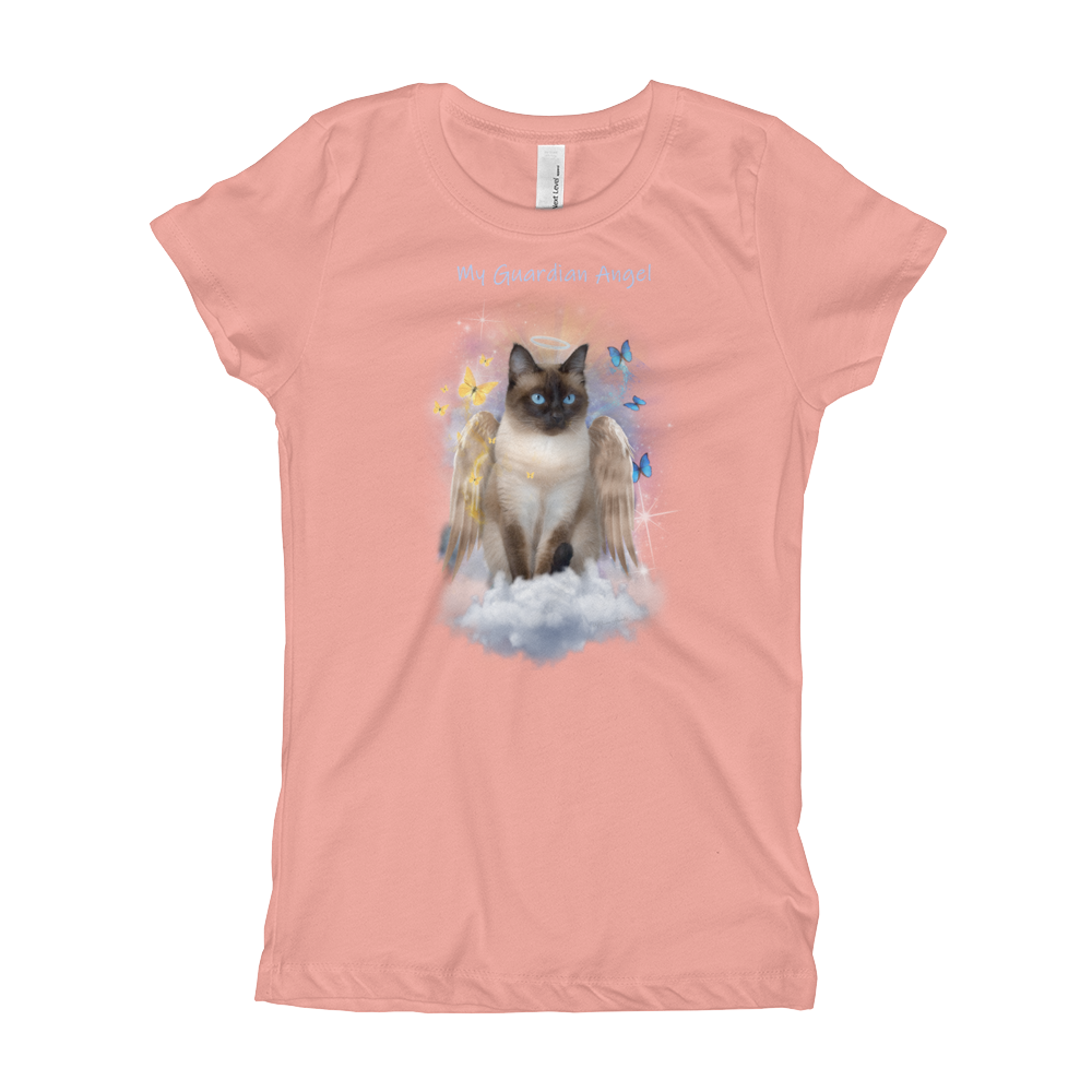 Bengal Cat Guardian Angel Kitty T-Shirt – Halos and Pawprints