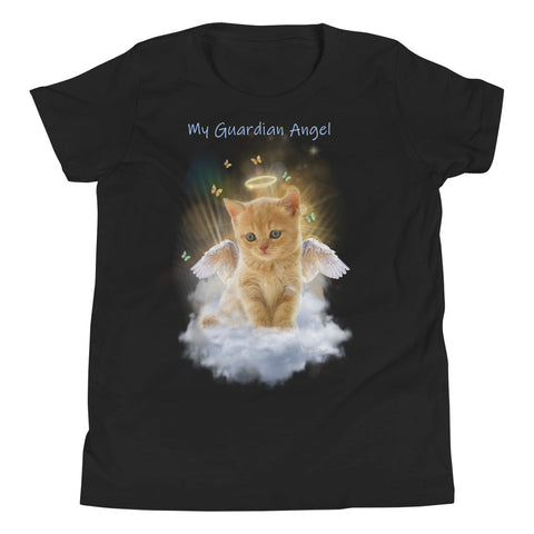 Ginger Kitten Guardian Angel Kitty Girls T-Shirt