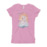 Guardian Angel Kitty Heavenly Cat Girls T-Shirt