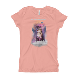 Tabby Kitten Guardian Angel Kitty Girls T-Shirt