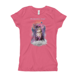 Tabby Kitten Guardian Angel Kitty Girls T-Shirt