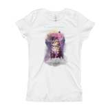 Tabby Kitten Guardian Angel Kitty Girls T-Shirt