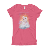 Guardian Angel Kitty Heavenly Cat Girls T-Shirt