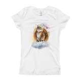 Guardian Angel Kitty Bengal Cat Girls T-Shirt