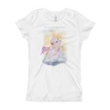 Guardian Angel Kitty Heavenly Cat Girls T-Shirt