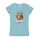 Guardian Angel Kitty Bengal Cat Girls T-Shirt