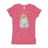 Siamese Kitten Guardian Angel Kitty Girls T-Shirt