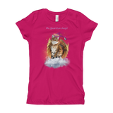 Guardian Angel Kitty Bengal Cat Girls T-Shirt