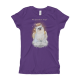 Siamese Kitten Guardian Angel Kitty Girls T-Shirt