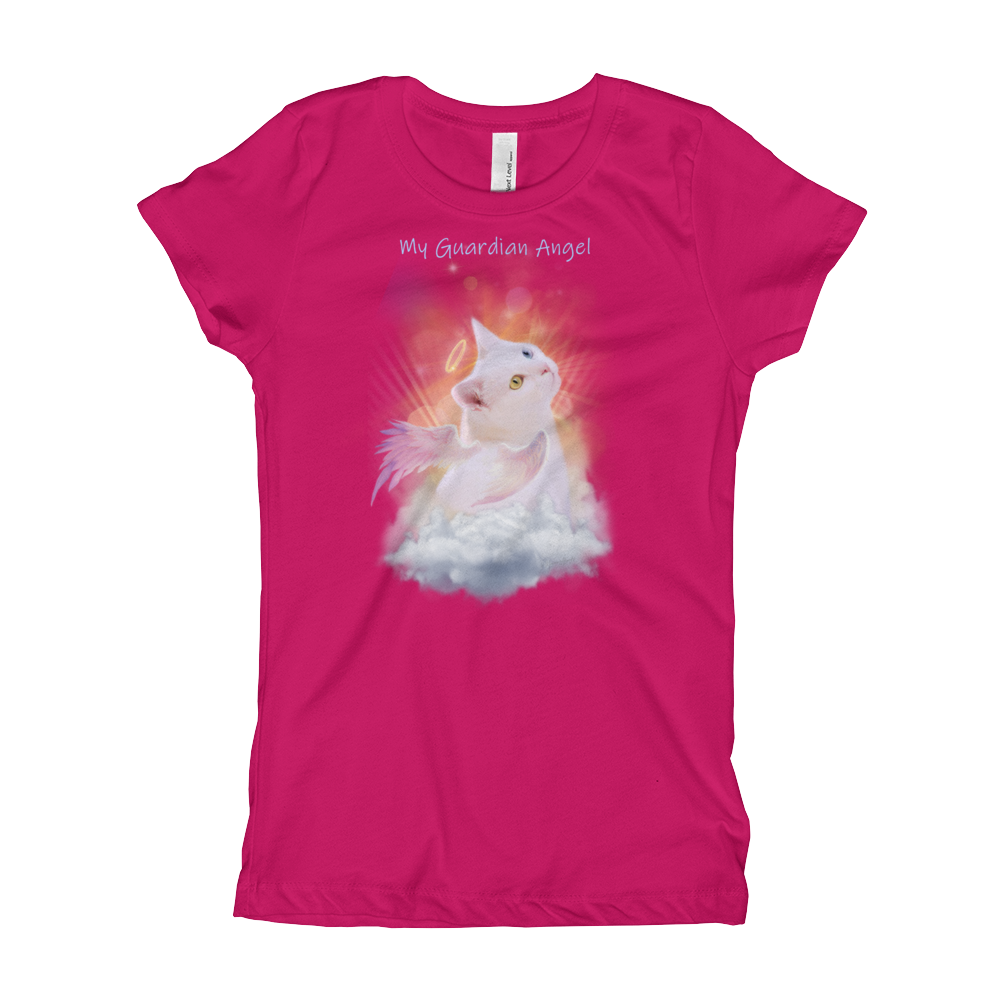 Bengal Cat Guardian Angel Kitty T-Shirt – Halos and Pawprints