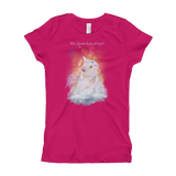 Guardian Angel Kitty Heavenly Cat Girls T-Shirt