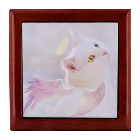 Heavenly Angel Kitty Cat Jewelry Box