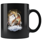 Calico Cat Guardian Angel Kitty Mug