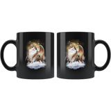 Calico Cat Guardian Angel Kitty Mug